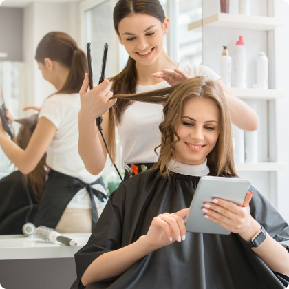 Created the fastest On-demand Hair Styling App